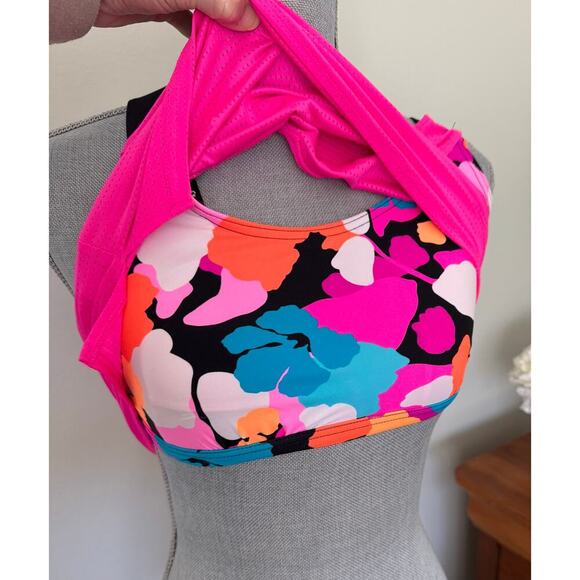 ZEROXPOSUR Sun Smart 2-in-1 Swim Top / Tank Top Women's Size XS - Picture 4 of 11